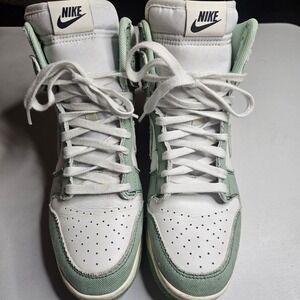 Nike Women's Dunk High 1985 Enamel Green Denim Size 10 DV1143-300